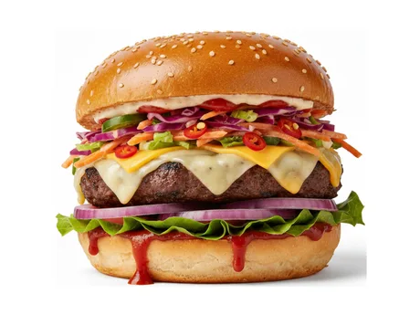 Cheesy Firecracker Burger